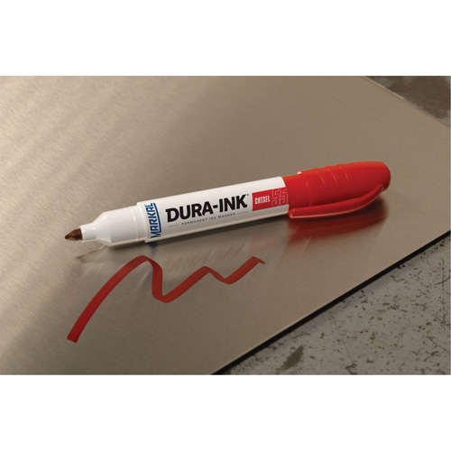 Dura-Ink&reg; Marker #55, Red, Chisel Tip Sécurité Médic