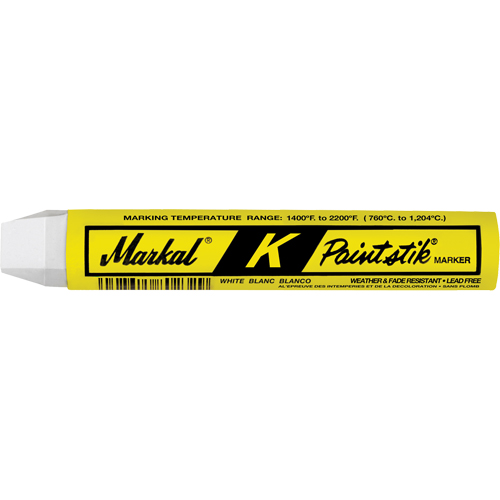 B&acirc;ton de peinture K Paintstick, B&acirc;ton plein, Blanc Sécurité Médic