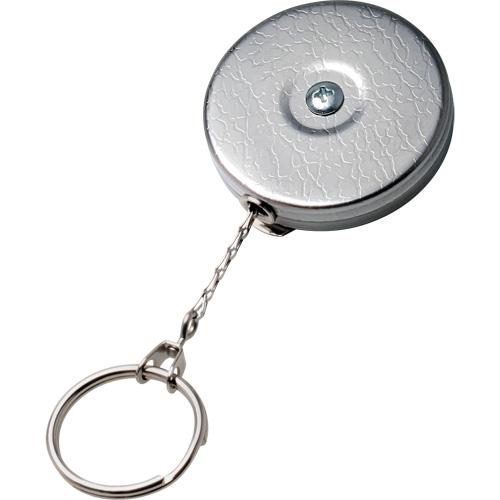 Original Series Retractable Keychain, Chrome, 24" Cable, Belt Clip Attachment Sécurité Médic