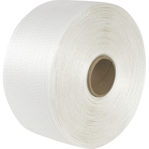 Feuillard en cordon tiss&eacute;, Cordon en polyester, 1/2" la x 3900' lo, Calibre Manuel Sécurité Médic