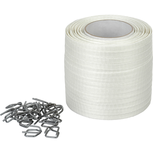 Woven Cord Strapping, Polyester, 1/2" W x 750' L Sécurité Médic