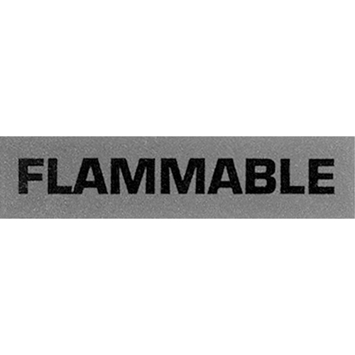 "Flammable" Special Handling Labels, 5" L x 2" W, Black on Red Sécurité Médic