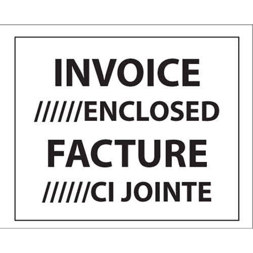 Packing List Envelopes, 4" L x 5" W, Backloading Style Sécurité Médic