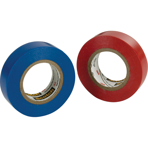 Scotch&reg; 35 Colour Coded Tape, 12.7 mm (1/2") x 20.1 m (66'), Blue, 7 mils Sécurité Médic