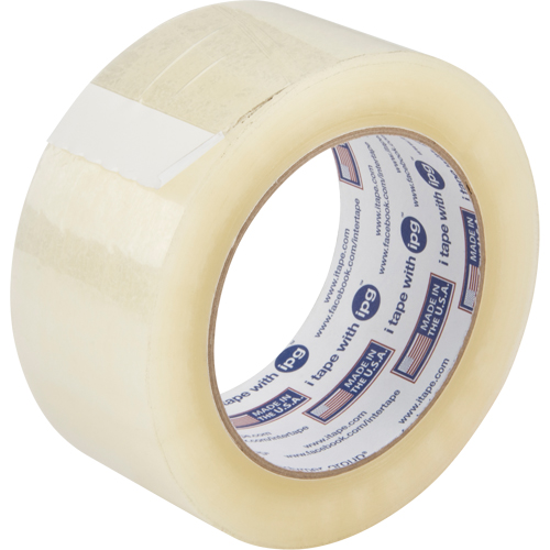 Box Sealing Tape, Acrylic Adhesive, 2 mils, 48 mm (1-22/25") x 99.97 m (328') Sécurité Médic