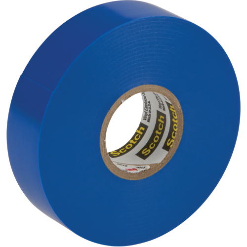 Scotch&reg; 35 Colour Coded Tape, 19 mm (3/4") x 20.1 m (66'), Blue, 7 mils Sécurité Médic