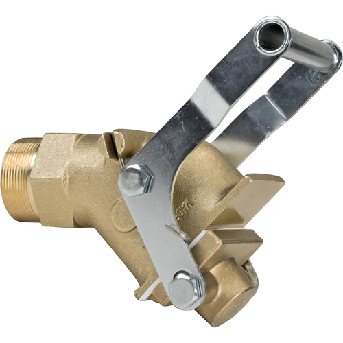 Self Closing Gate Valve, Brass Sécurité Médic
