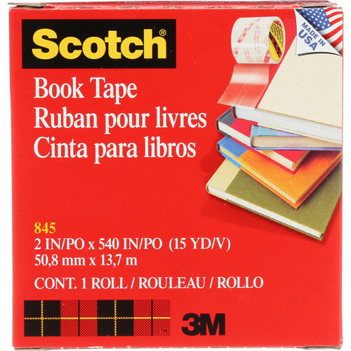 Ruban pour la r&eacute;paration de livres Scotch Sécurité Médic