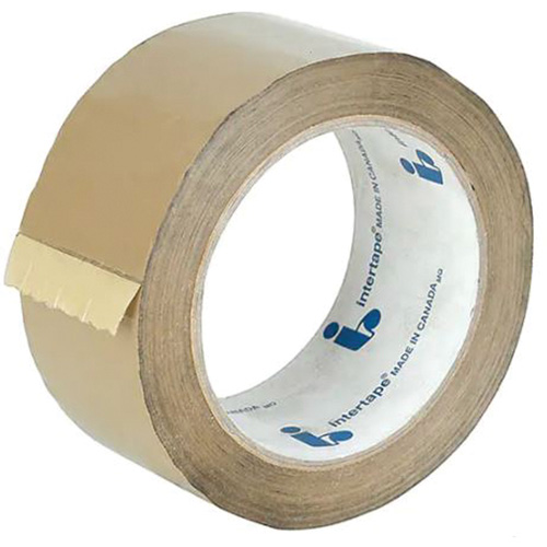 Box Sealing Tape, Hot Melt Adhesive, 1.6 mils, 48 mm (1-22/25") x 50 m (164') Sécurité Médic
