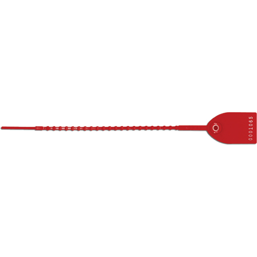 Tug-Tight Seals, 9", Plastic, Pull-Through Sécurité Médic