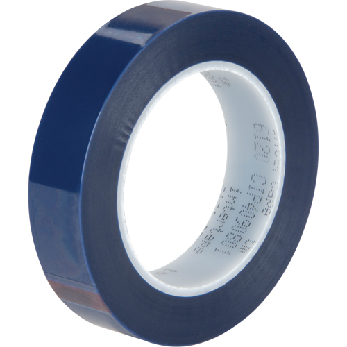 Ruban de masquage haute temp&eacute;rature, 25,4 mm (1") x 66 m (216'), Bleu Sécurité Médic
