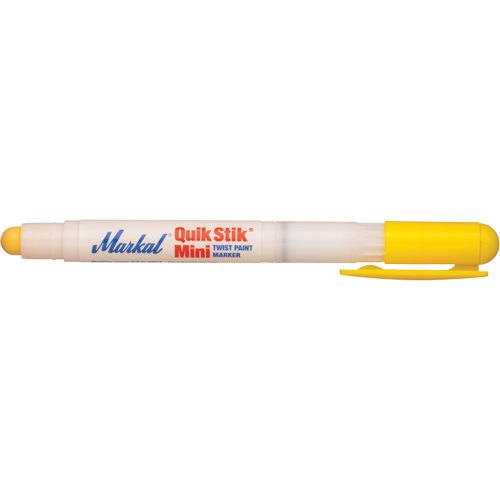 Quik Stik&reg; Mini Paint Marker, Solid Stick, Yellow Sécurité Médic