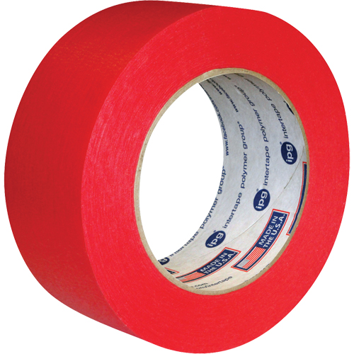 Rubans-cache color&eacute;s de cat&eacute;gorie utilitaire, 18 mm (3/4") x 55 m (180'), Rouge Sécurité Médic