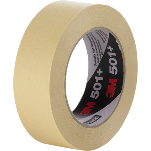 501+ High Temperature Masking Tape, 18 mm (3/4") x 55 m (180'), Tan Sécurité Médic