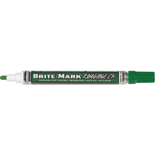 Marqueur RoughNeck Brite-Mark, Liquide, Vert Sécurité Médic