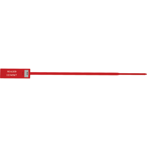 uniStrap Seal, 13", Metal, Pull-Up Seal Sécurité Médic
