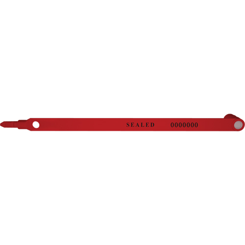 uniFreight Security Seals, 7-3/4", Plastic, Truck Seal Sécurité Médic