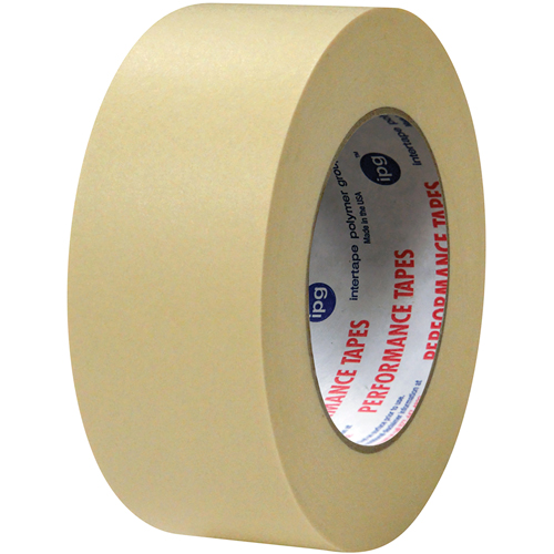 High Temp Premium Paper Masking Tapes, 48 mm (2") x 55 m (180'), Beige Sécurité Médic