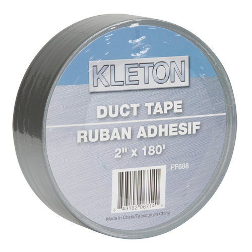Utility Grade Duct Tape, 9 mils, Silver, 50 mm (2") x 55 m (180') Sécurité Médic