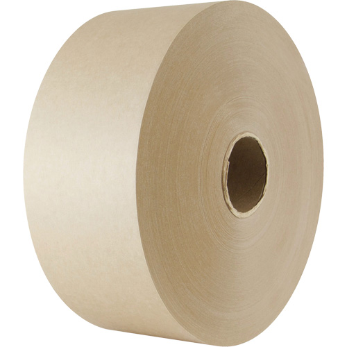 Ruban en papier activ&eacute; &agrave; l'eau, 102 mm (4") x 183 m (600'), Kraft Sécurité Médic