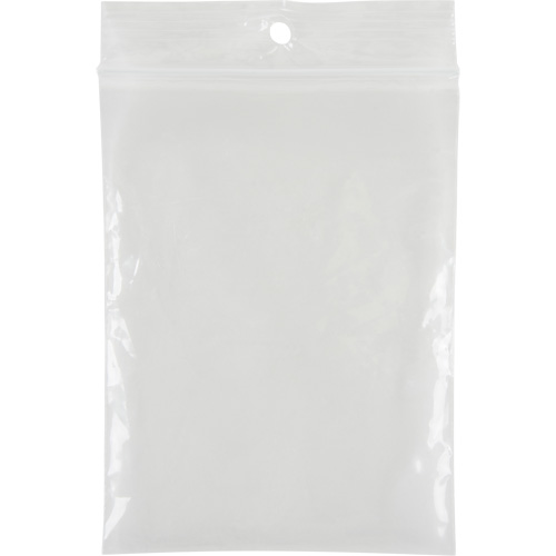 Poly Bags, Reclosable, 4" x 3", 4 mils Sécurité Médic
