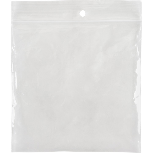 Poly Bags, Reclosable, 4" x 4", 2 mils Sécurité Médic