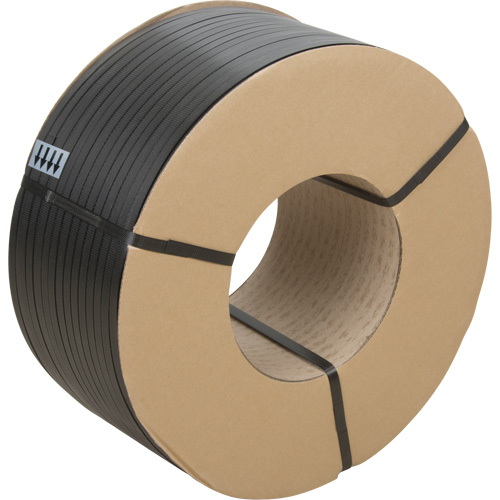 Strapping, Polypropylene, 1/2" W x 7200' L, Black, Manual Grade Sécurité Médic