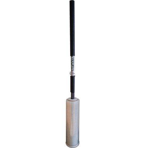 Long Handle Stretch Wrap Dispenser, Fits Rolls 12"-18" Sécurité Médic