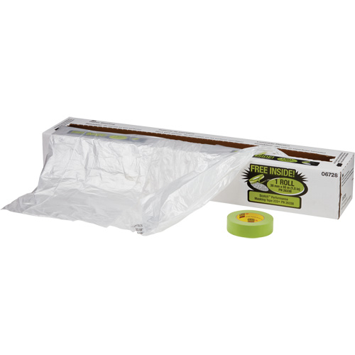 Overspray Protective Sheeting & Tape Kit, 400' L x 16' W, Plastic Sécurité Médic
