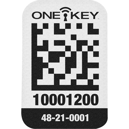 &eacute;tiquettes d'identification d'actifs One-Key Sécurité Médic