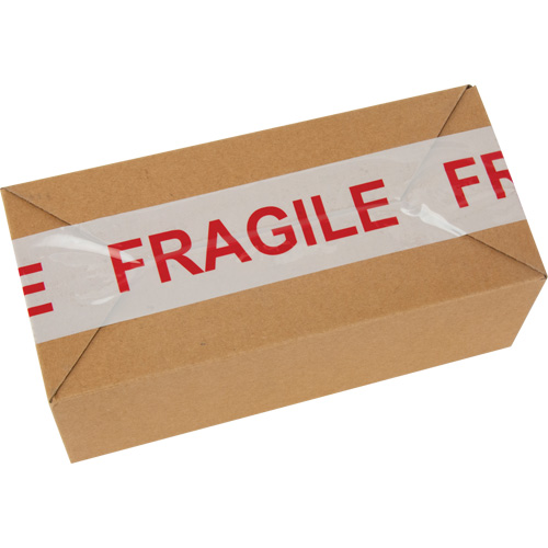 "Fragile" Box Sealing Tape, Hot Melt Adhesive, 2 mils, 48 mm (2") x 100 m (328') Sécurité Médic