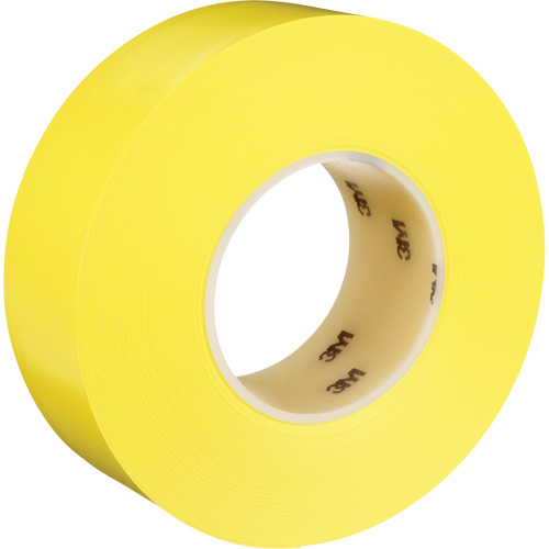 Durable Floor Marking Tape 971, 2" x 108', Vinyl, Yellow Sécurité Médic