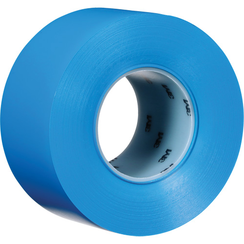 Durable Floor Marking Tape 971, 3" x 108', Vinyl, Blue Sécurité Médic