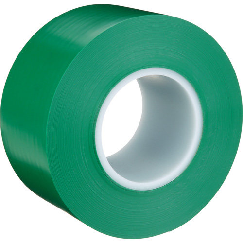 Durable Floor Marking Tape 971, 3" x 108', Vinyl, Green Sécurité Médic