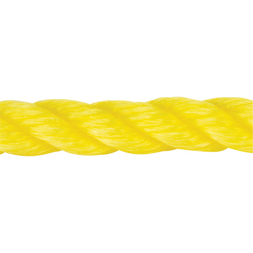 Braided Yellow Rope, Polypropylene, 144' Sécurité Médic
