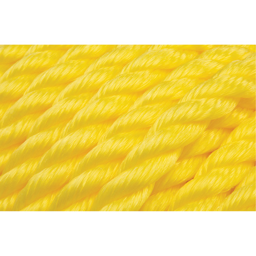 Braided Yellow Rope, Polypropylene, 144' Sécurité Médic