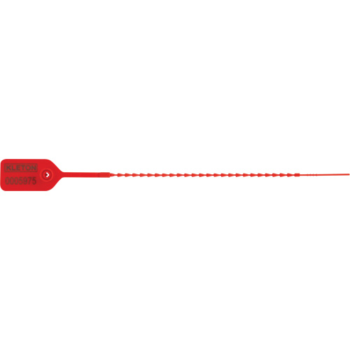 Standard-Duty Security Seal, 9", Plastic, Pull-Through Sécurité Médic