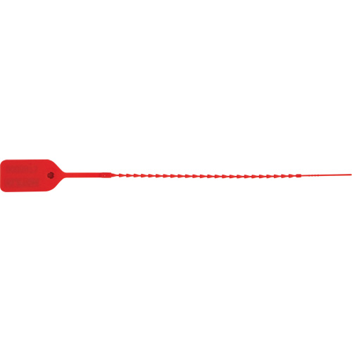 Standard-Duty Security Seal, 9", Plastic, Pull-Through Sécurité Médic