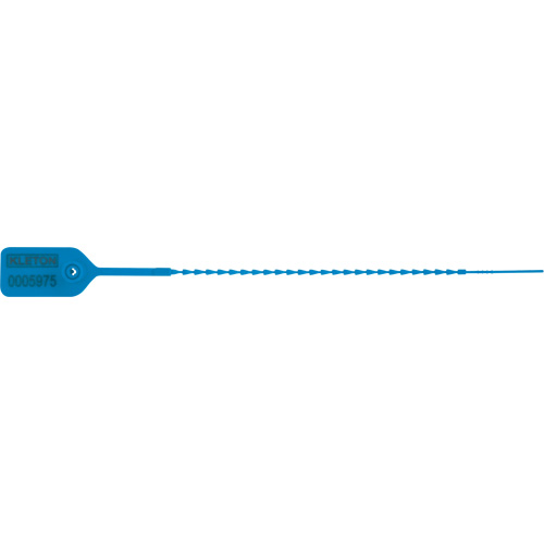 Standard-Duty Security Seal, 9", Plastic, Pull-Through Sécurité Médic