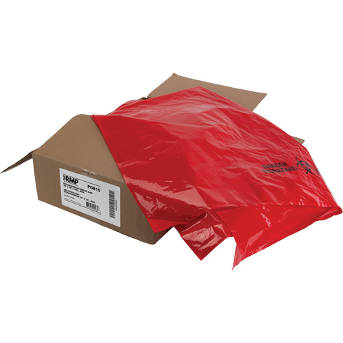 Waste Bags, Bio-Hazard, 38" L x 30" W, 2 mils Sécurité Médic