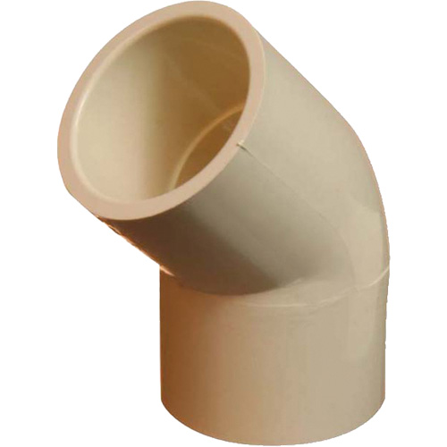 Raccord coude 45° Flowguard Gold, Standard, PVC-C, 1/2" Sécurité Médic