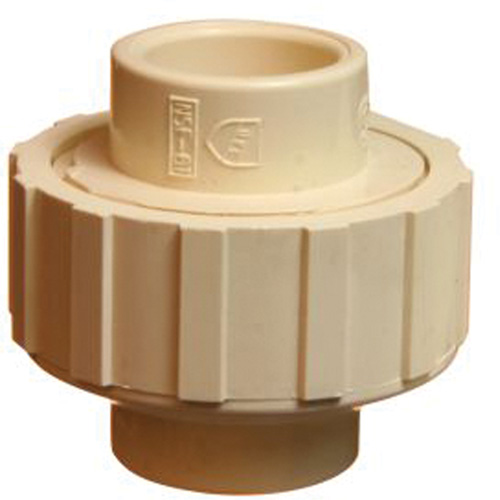 Raccord union, 1/2", PVC-C, Noeud x noeud Sécurité Médic