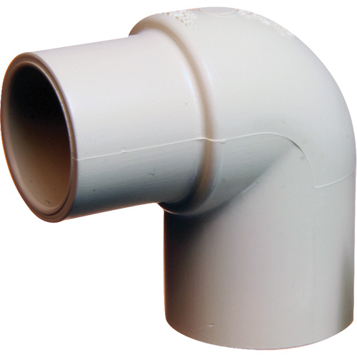 Raccord coude 90° m&acirc;le et femelle Flowguard Gold, Chantepleure x noeud, PVC-C, 1/2" Sécurité Médic