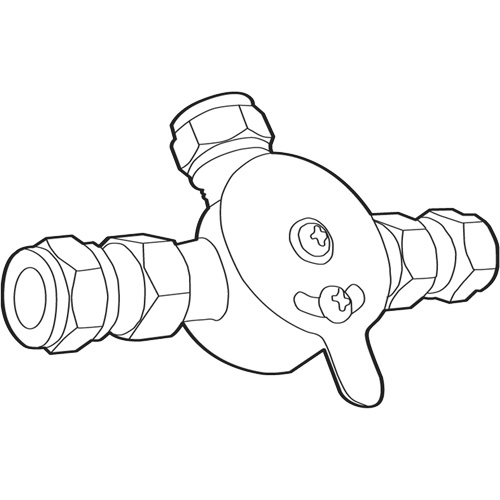 Commercial Mixing Valve with Check Valves Sécurité Médic