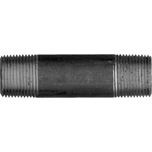 Raccord long, Acier, 3/8", NPT x NPT Sécurité Médic