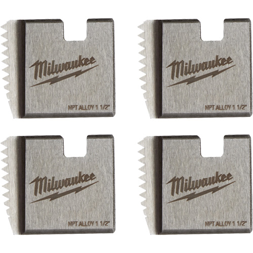 Matrices de tuyauterie portables NPT, Pour tuyau de 1-1/2", Alliage Sécurité Médic