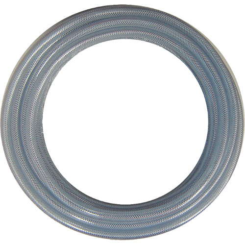 Tuyau tress&eacute;, 1.312" DE x 100' lo, PVC, Transparent Sécurité Médic