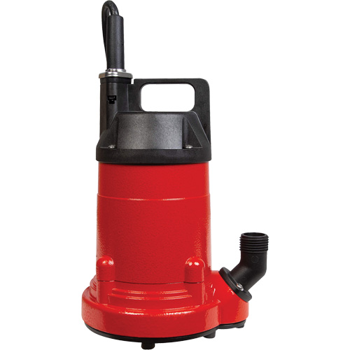 Pompe utilitaire en aluminium, 115 V, 1500 gal./h, 1/4 CV Sécurité Médic