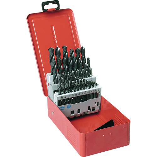 Jobber Length Drill Set, 11 Pieces, High Speed Steel Sécurité Médic