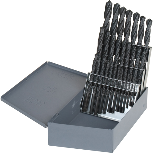 Hyper Jobber Length Drill Bit Set, 26 Pieces, High Speed Steel Sécurité Médic
